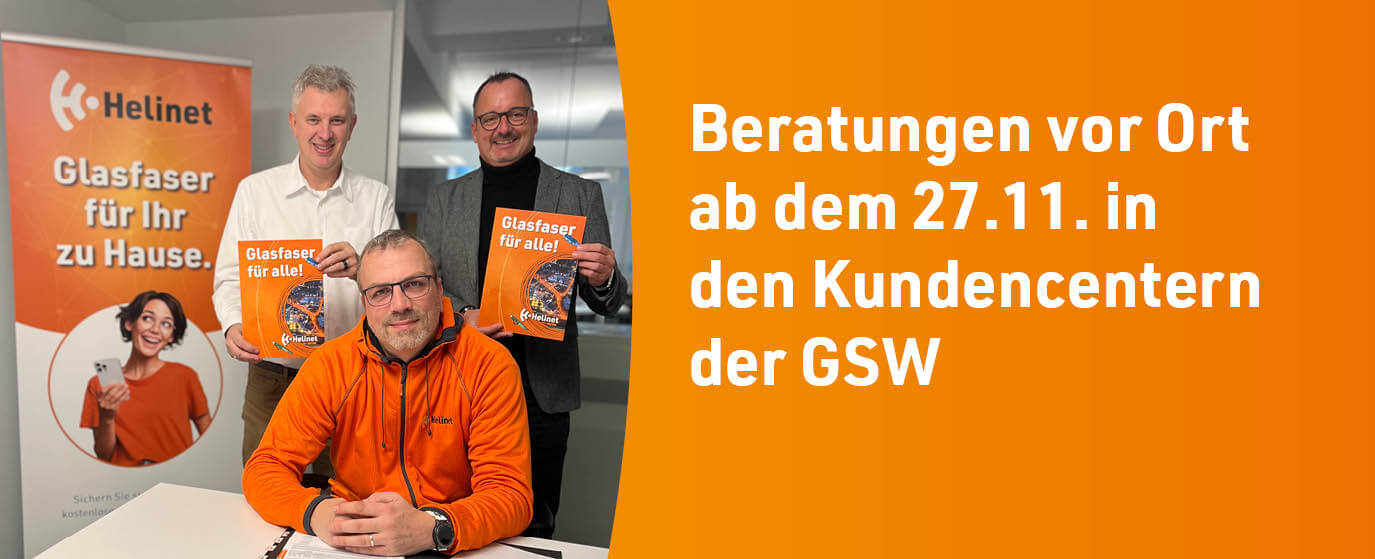 Berater-Tage in GSW Kundencentern